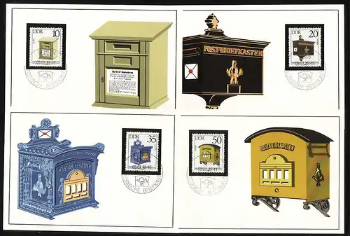 2924-2927 Boîtes aux lettres 1985, MK 1-4/85