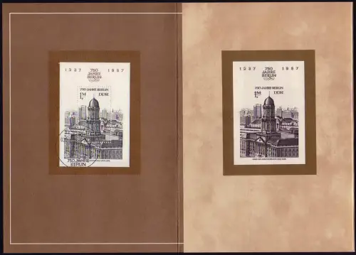 3023-3026 et bloc 84 Berlin 1986, ETB 2/1986