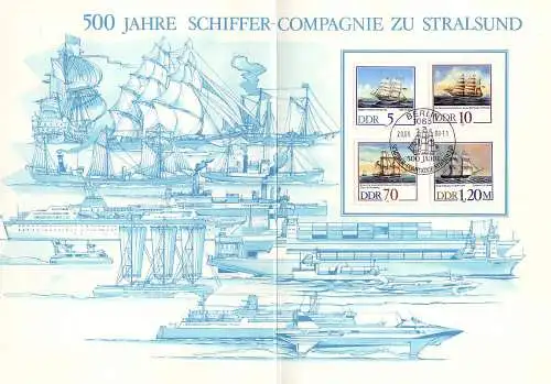 3198-3201 Segelschiffe 1988, amtliches ETB 2/1988