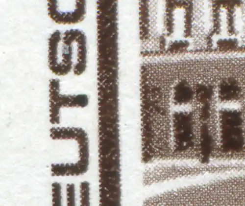 3348 Bauwerke 70 Pf: unten verdicktes kolbenförmiges T in DEUTSCHE, Fed 97, **