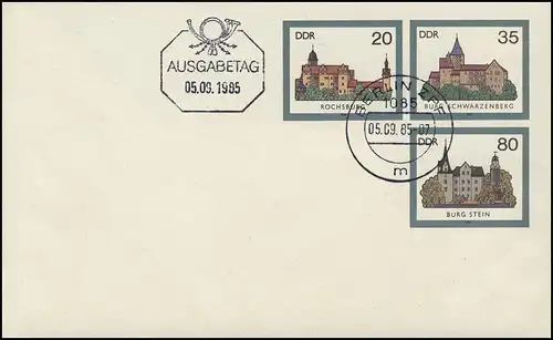 U 2 Burgen der DDR 1985, VS-O Berlin ZPF 05.09.1985
