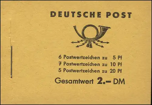 MH 3b1.11b Fünfjahrplan 1961, 5 PLF Halterung, Brüche, Fleck, Farbausfüllung **