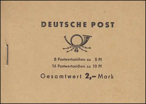 MH 4c1c Ulbricht 1968 - postfrisch **