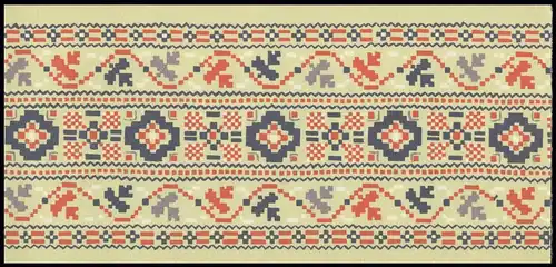 MH 5 I/1a Trachten 1971/5 Ornamente - postfrisch