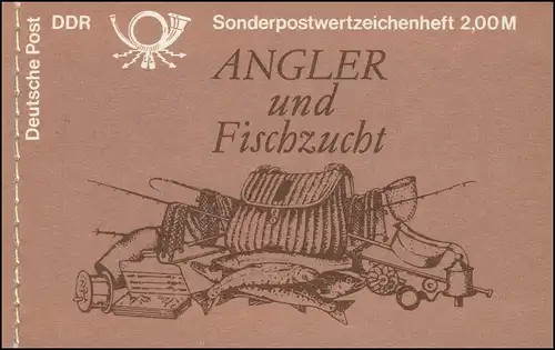 MH 9w1 Süßwasserfische 1988 - PLF roter Punkt unter der 10, Feld 2 **
