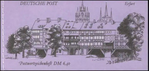 MH 10.1I Erfurt 1990 Soud fluorescent, PLF tache dans la poutre, case 1 **