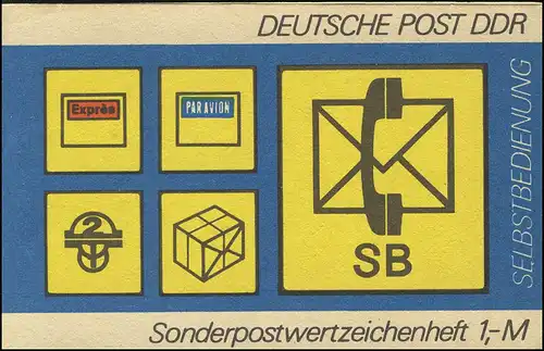 SMHD 11 ac SB-Postsymbole - postfrisch