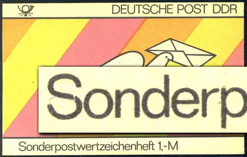 SMHD 18 Brieftaube 1985 mit DDF auf 4.DS Kerbe im S von Sonder-, **