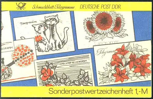 SMHD 19 Telegramme 1985 mit 2910 und VS-O Berlin ZPF