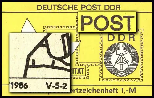 SMHD 29 Posthorn - 4.+2.DS: P mit Buckel, mit Punkt, DV-Stellung A, **