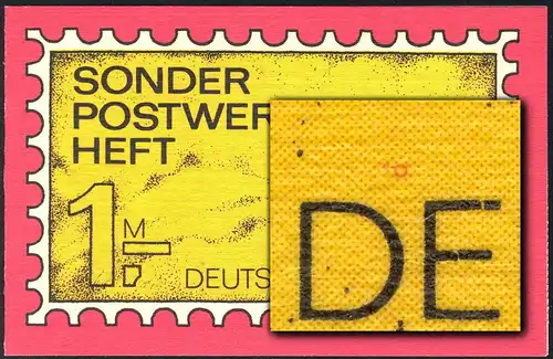 SMHD 38 a Briefmarke 1989 - 1.DS: roter Kringel, **