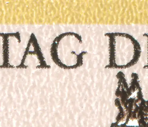 3118-3119 Philatelistentag-ZD mit PLF 3119I: Kerbe im G von TAG, Feld 30 **