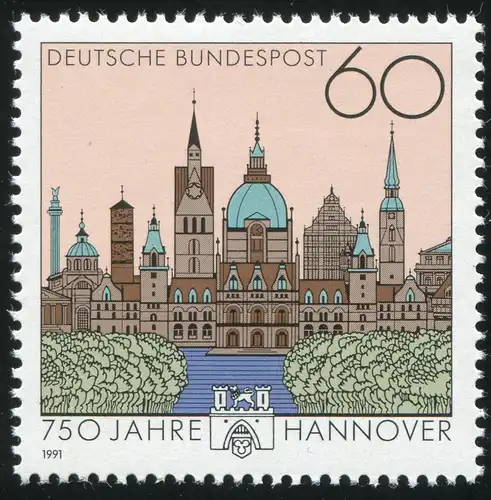 1491 Hannover: Dachrinnenbruch über NO, Feld 14, **