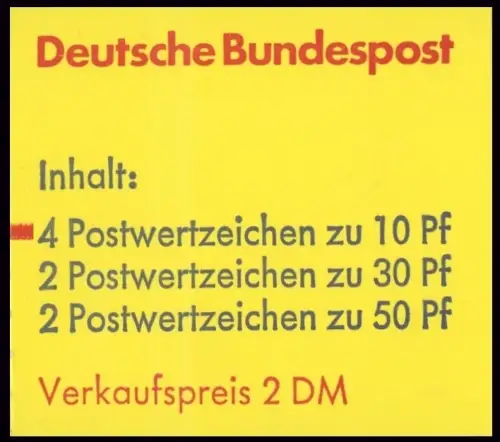 21b MH BuS 1977 Variante c - mit Zählbalken, postfrisch **