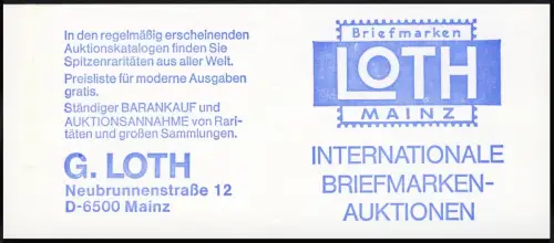 23e MH BuS 1980 Variante c, postfrisch **