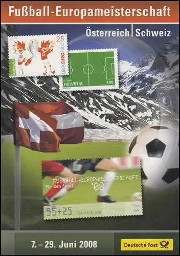2650 Sporthilfe Fußball-EM Deutschland / Österreich / Schweiz - EB 2/2008