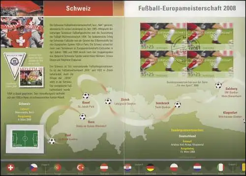 2650 Sporthilfe Fußball-EM Deutschland / Österreich / Schweiz - EB 2/2008