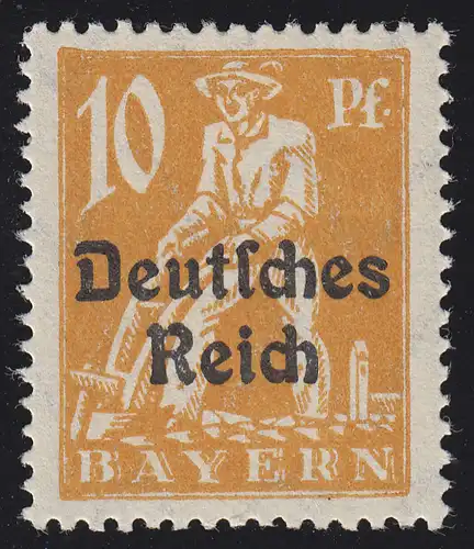 120 Bayern Abschiedsserie mit Aufdruck, 10 Pf **