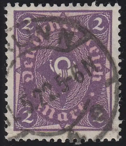 191 Freimarke Posthorn 2 M Wz 2, postfrisch **