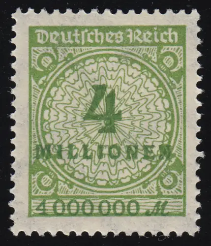 316AP Cercle avec motif de rosettes 4 millions de M **