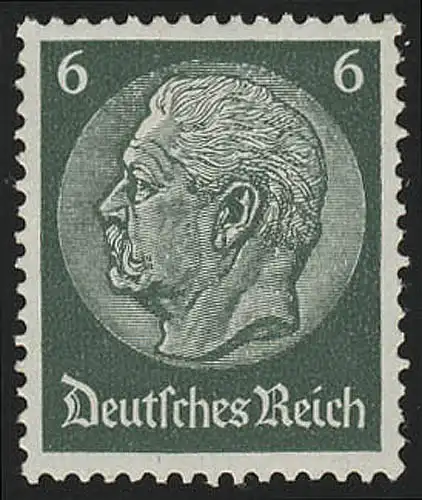 516X Hindenburg-Medaillon 6 Pf, postfrisch **