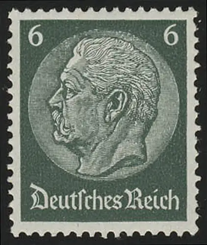 516X Hindenburg-Medaillon 6 Pf, postfrisch **