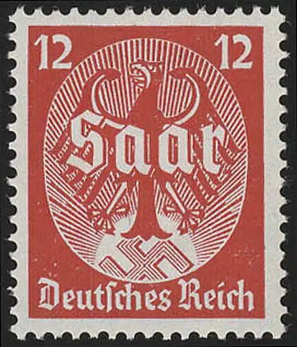 545 Saarabstimmung 12 Pf, postfrisch **