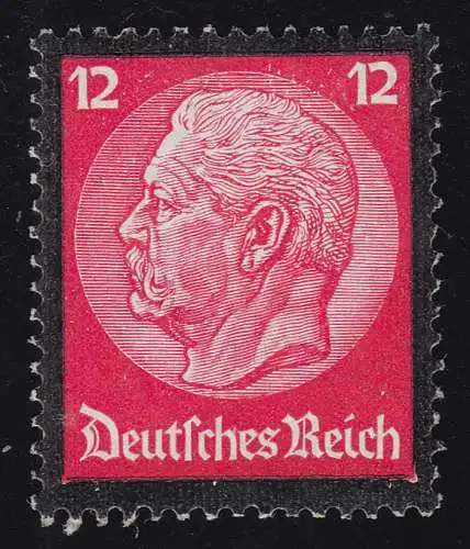 552 Hindenburg Trauerrand 12 Pf, postfrisch **