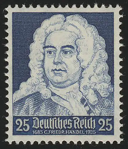 575 Komponisten 25 Pf Händel, postfrisch **