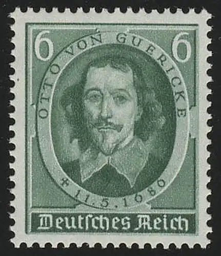 608 Otto von Guericke **, postfrische Marke / MNH