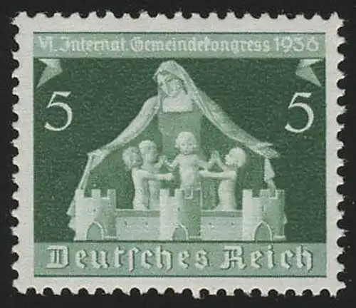 618 Gemeindekongress 5 Pf, postfrisch **