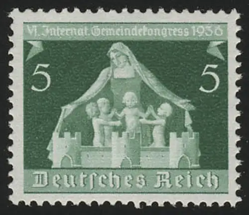 618 Gemeindekongress 5 Pf, postfrisch **