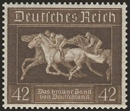 621X Das Braune Band 1936 aus Block 4, ** postfrisch