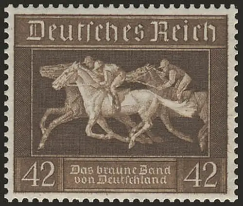 621X Das Braune Band 1936 aus Block 4, postfrisch **