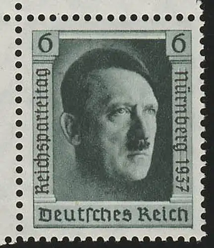 650 Marque avec inscription Journée du Parti du Reich en bloc 11 **