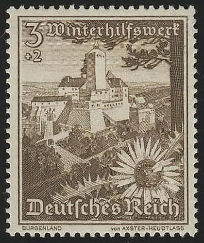 675 WHW Forchtenstein/Distel d'argent 3+2 Pf **