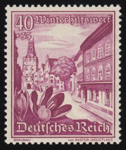 683 WHW Braunau/Frühlingskrokus 40+35 Pf, postfrisch **