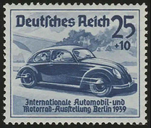 688 Automobil-Ausstellung 25+10 Pf, postfrisch **