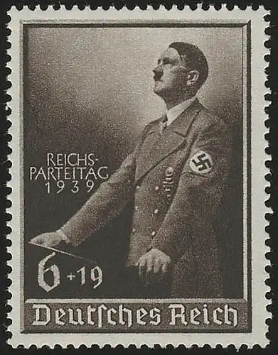 701 Journée du Parti Reich 1939 - marque postalement fraîche **