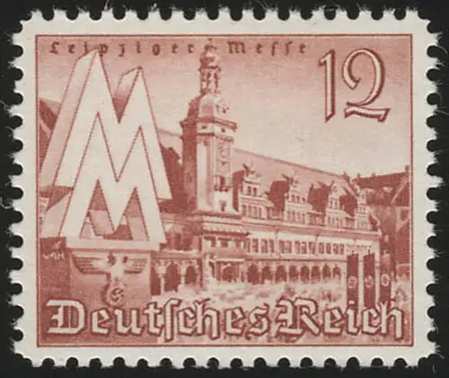 741 Leipziger Frühjahrsmesse 12 Pf, postfrisch **