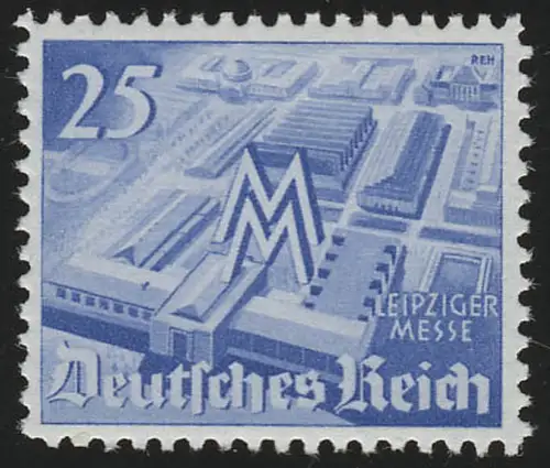 742 Leipziger Frühjahrsmesse 25 Pf, postfrisch **
