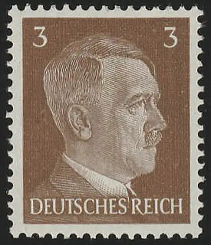 782 Hitler 3 Pf, postfrisch **