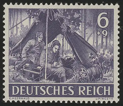 834x Tag der Wehrmacht / Heldengedenktag Nachrichten 6 Pf **