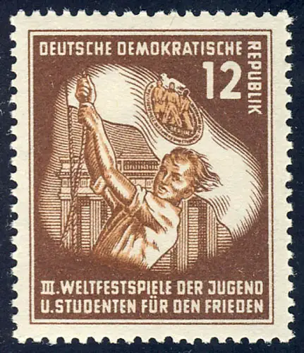 289 Weltfestspiele der Jugend 12 Pf **
