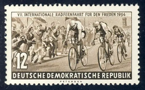 426 Vélo pour la paix 12 Pf **