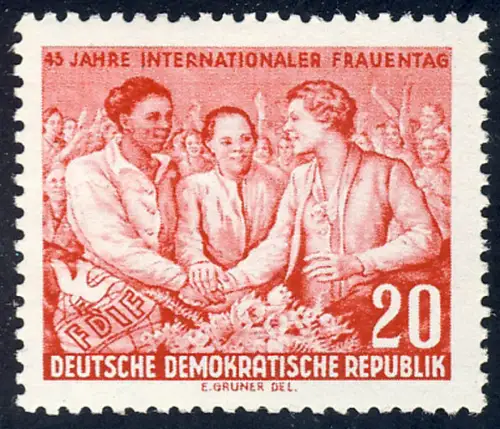451 Internationaler Frauentag 20 Pf **