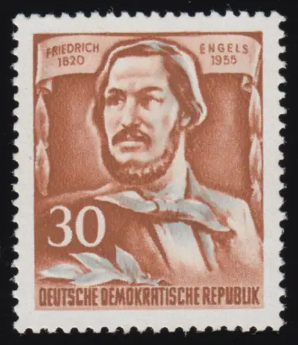 489A Friedrich Engels 30 Pf, postfrisch **