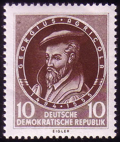 497 Georgius Agricola, postfrisch **