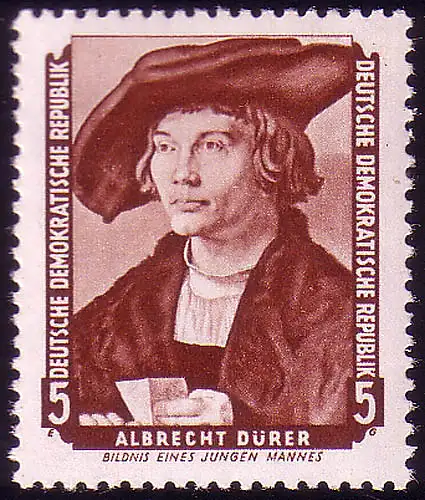 504 Gemälde 5 Pf Dürer, postfrisch **