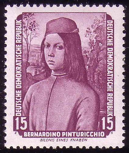 506 Gemälde 15 Pf Pinturicchio, postfrisch **